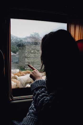 Dark, Silhouette, Hand, Window, Touching, Touch, Finger HD phone wallpaper