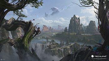 fantasy, ruin HD wallpaper