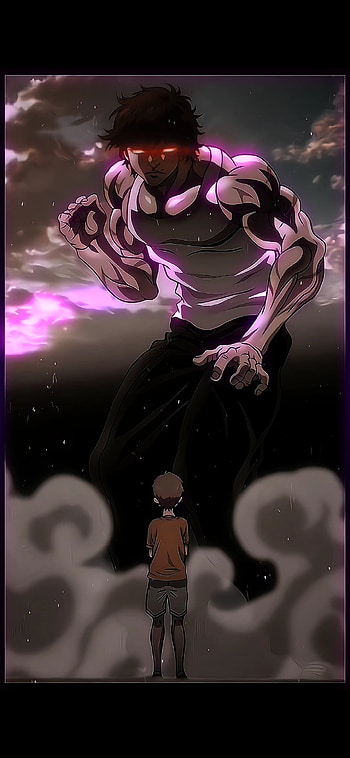 Baki hanma, magenta, art HD phone wallpaper