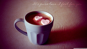 Holidays, Food, Hearts, Chocolate, Love, Valentine's Day, Drinks HD wallpaper