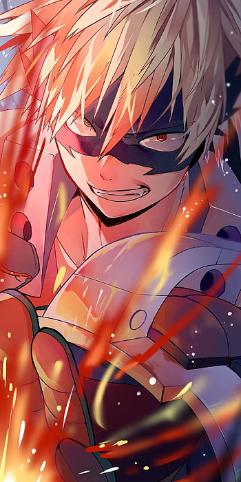 Explosive Blonde - Bakugou Fire | My Hero Academia, fire, Katsuki Bakugou, Anime, My Hero Academia HD phone wallpaper
