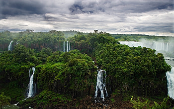 Landscape, Nature, Waterfalls HD wallpaper