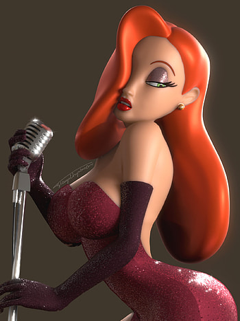 Jessica Rabbit, Animated character, Mike Blueg, Jessica Rabbit HD phone wallpaper