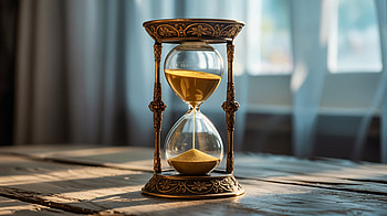 Timeless Sands — Hourglass , Golden Timekeeper (), Hourglass Light — Wall, Antique HD wallpaper