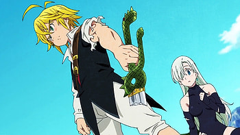 Anime drawing, Meliodas, Elizabeth, Seven deadly sins HD wallpaper