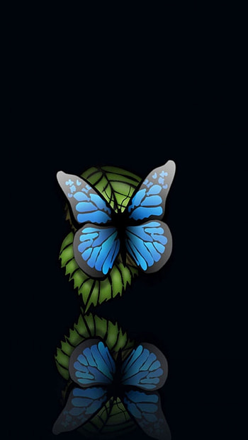 Blue Butterfly, Beautiful HD phone wallpaper