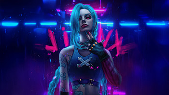 Jinx Unleashed, jinx-league-of-legends, league-of-legends, games, 2024-games, artwork, art, digital-art, video-games, artstation HD wallpaper