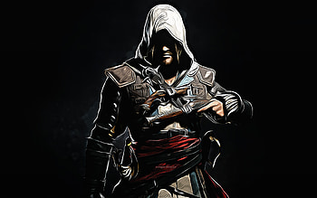 Assassins Creed, , vector art, Assassins Creed drawing, creative art, Assassins Creed art, vector drawing, abstract characters HD wallpaper