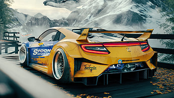 Acura Nsx Lb Works, acura-nsx, acura, cars, artstation HD wallpaper