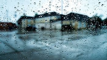 Rain, Raindrops on glass, Moody weather, Nature's liquid art HD wallpaper