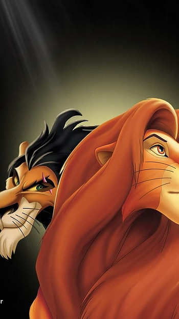Lion King, Lion, Animated HD phone wallpaper