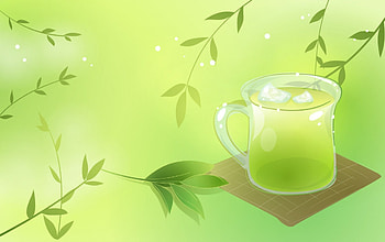 cool green tea, cool, tea, art, green HD wallpaper