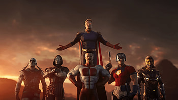 Epic Mortal Kombat 1: Peacemaker, Homelander & Omni-Man Unite, Peacemaker (DC Comics), Homelander (The Boys), Omni-Man, video game, Mortal kombat 1 HD wallpaper