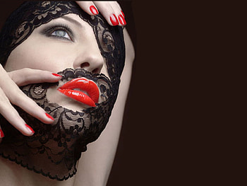 Pretty Woman, inspiration, charming, red, lips, beautiful, look, woman, female HD wallpaper