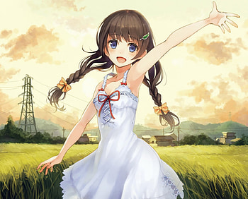 Paseri, cute, girl, anime, pretty HD wallpaper