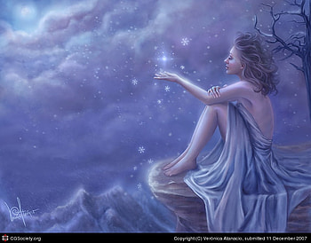 Violet fairy, fairy, cool, fantasy HD wallpaper