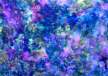 Abstract, Divorces, Multicolored, Motley, Paints, Canvas HD wallpaper