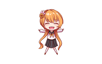 Chitoge Kirisaki, Anime, Nisekoi, anime girl, minimal HD wallpaper