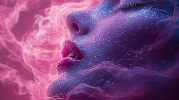 "Cosmos", Digital artwork, pink, woman, ethereal, light HD wallpaper
