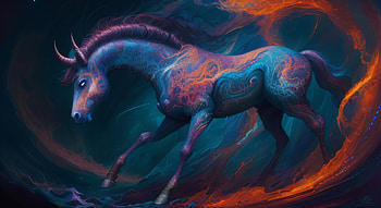 Cavalo Lírico, polychromatic, Animal, horse HD wallpaper