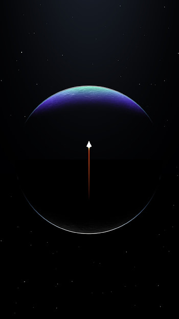 Space Art, atmosphere, calm HD phone wallpaper