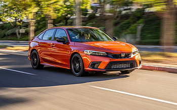 Honda Civic Si, , motion blur, 2022 cars, highway, japanese cars, 2022 Honda Civic Si, Honda HD wallpaper