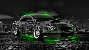 Subaru-WRX-STI-JDM-Crystal-City-Car-2014- HD wallpaper