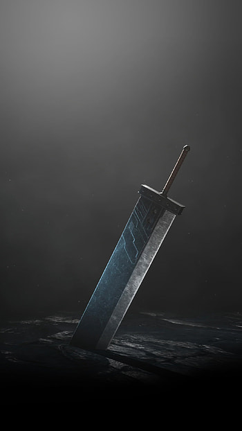 Final Fantasy VII Remake Buster Sword Version 2 . Cat with Monocle, FF 7 HD phone wallpaper
