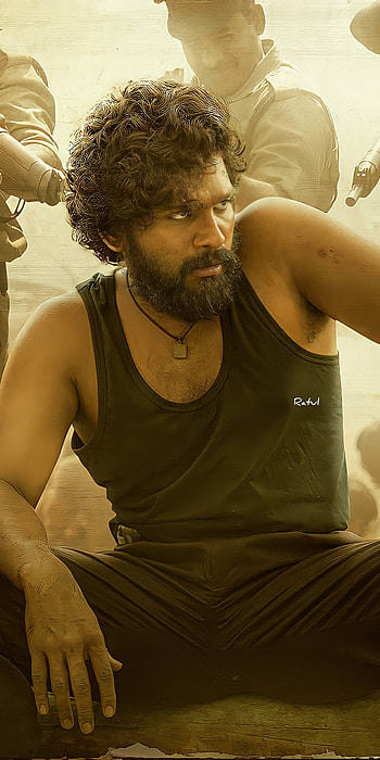 Pushpa, eye, icon Star, allu arjun, stylish Star HD phone wallpaper