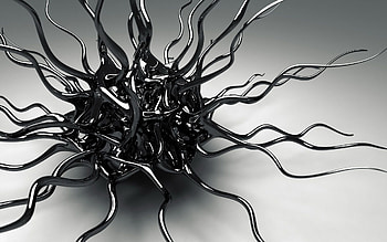 3D, Form, Metal, Alloy HD wallpaper