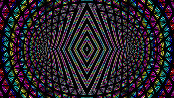 Purple Yellow Blue Red Rhombuses Dots Abstraction Abstract HD wallpaper