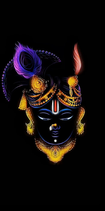 Shree Krishna, dwarkadhish, head, shree_krishna, art, lord HD phone wallpaper