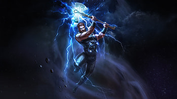 Thor Sense Of Justice, thor, superheroes, artwork, art, digital-art, pixiv HD wallpaper