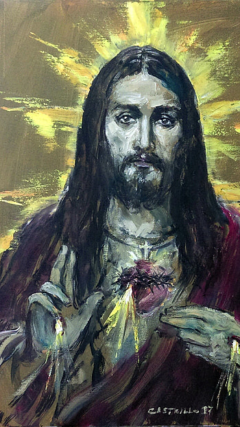 Papa Jesus, Jesus Painting HD phone wallpaper