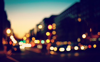 City Blurred, city, blur, graphy HD wallpaper