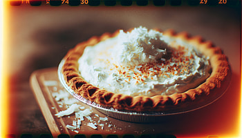 Homemade Coconut Cream Pie, coconut cream pie, pie, coconut, dessert, Whipped Cream HD wallpaper
