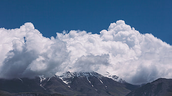 Mountain Clounds Sky HD wallpaper