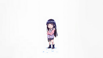 Hinata Hyuga Anime, hinata-hyuga, naruto, anime-girl, anime, artist, artwork, digital-art, white HD wallpaper