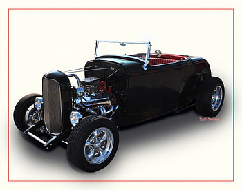 FORD HOT ROD, CAR, BLACK, FORD, HOT ROD HD wallpaper