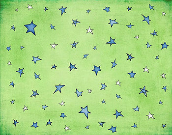 Greenish Stars, stars, green HD wallpaper