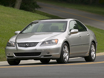 Auto, Grass, Acura, Cars, Road, Front View, Style, Akura, 2004, Sedan, Metallic Gray, Grey Metallic, Rl HD wallpaper