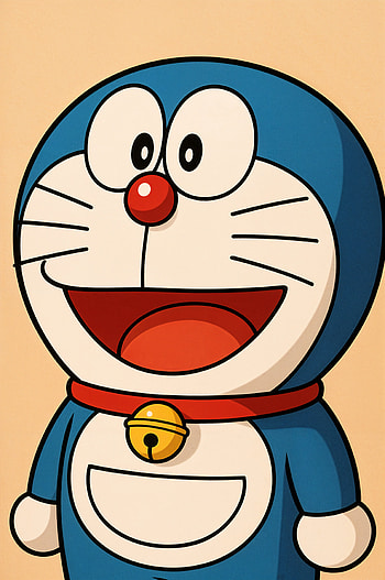 Doraemon Smile — & Android, Anime Character, cartoon HD phone wallpaper
