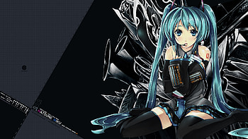 Vocaloid, Miku, vocaloid 2, vocaloid, aquamarine, miku hatsune HD wallpaper