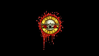 Guns N Roses Dark Minimal , dark, minimalism, minimalist HD wallpaper