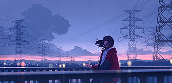 Healing Within, anime-girl, anime, alone, artist, artwork, digital-art, pixiv HD wallpaper