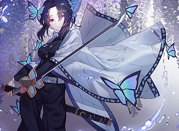 Shinobu Kochou, Demon Slayer: Kimetsu no Yaiba HD wallpaper