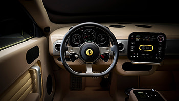 Vehicle, Ferrari, Ferrari Luce, Steering Wheel, Car Interior, Dashboard, Luxury Car HD wallpaper