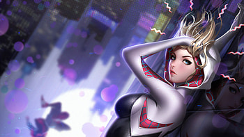 Gwen Stacy Digitalart, gwen-stacy, superheroes, artwork, artist, digital-art, deviantart HD wallpaper