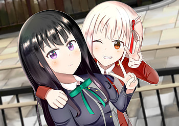 Chisato Nishikigi & Takina Inoue, Takina Inoue, Chisato Nishikigi, Anime, Lycoris Recoil HD wallpaper