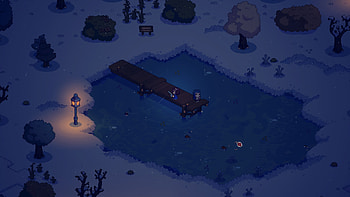Everholm : Serene Night on the Frozen Pond, video game, Everholm HD wallpaper